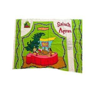 Grinch "Happy Wholidays" Apron Panel (Dr. Seuss) printed by Springs Inc. - cut